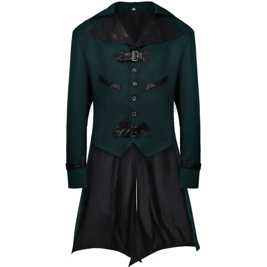 Halloween Dovetail Punk Gothic Style Coat