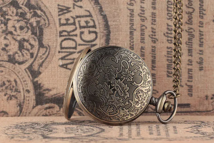 Halloween Themed Pumpkin Jack Retro Pocket Watch