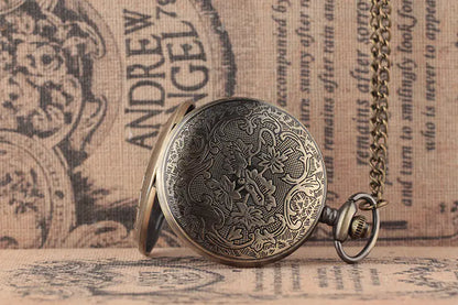 Halloween Themed Pumpkin Jack Retro Pocket Watch
