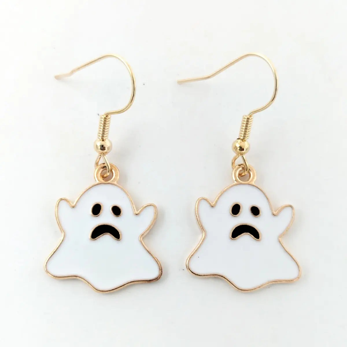 Halloween Series Ghost Earrings - Unique Alloy Studs