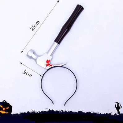Halloween Cosplay Toy Headbands with Realistic Props