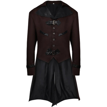 Halloween Dovetail Punk Gothic Style Coat