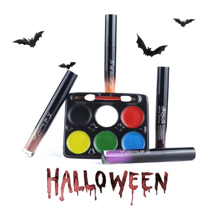 NAGETA Halloween Makeup Set with Lip Gloss & Face Paint