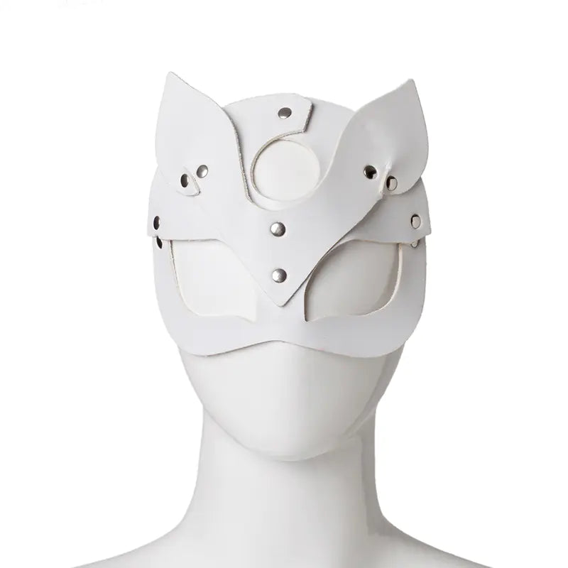 Halloween Festival Fox Leather Mask with Rhinestones