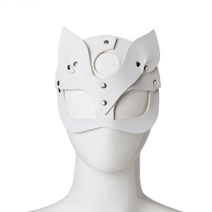 Halloween Festival Fox Leather Mask with Rhinestones