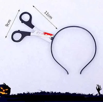 Halloween Cosplay Toy Headbands with Realistic Props