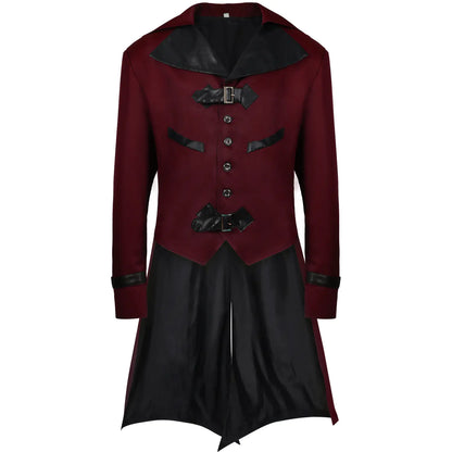 Halloween Dovetail Punk Gothic Style Coat