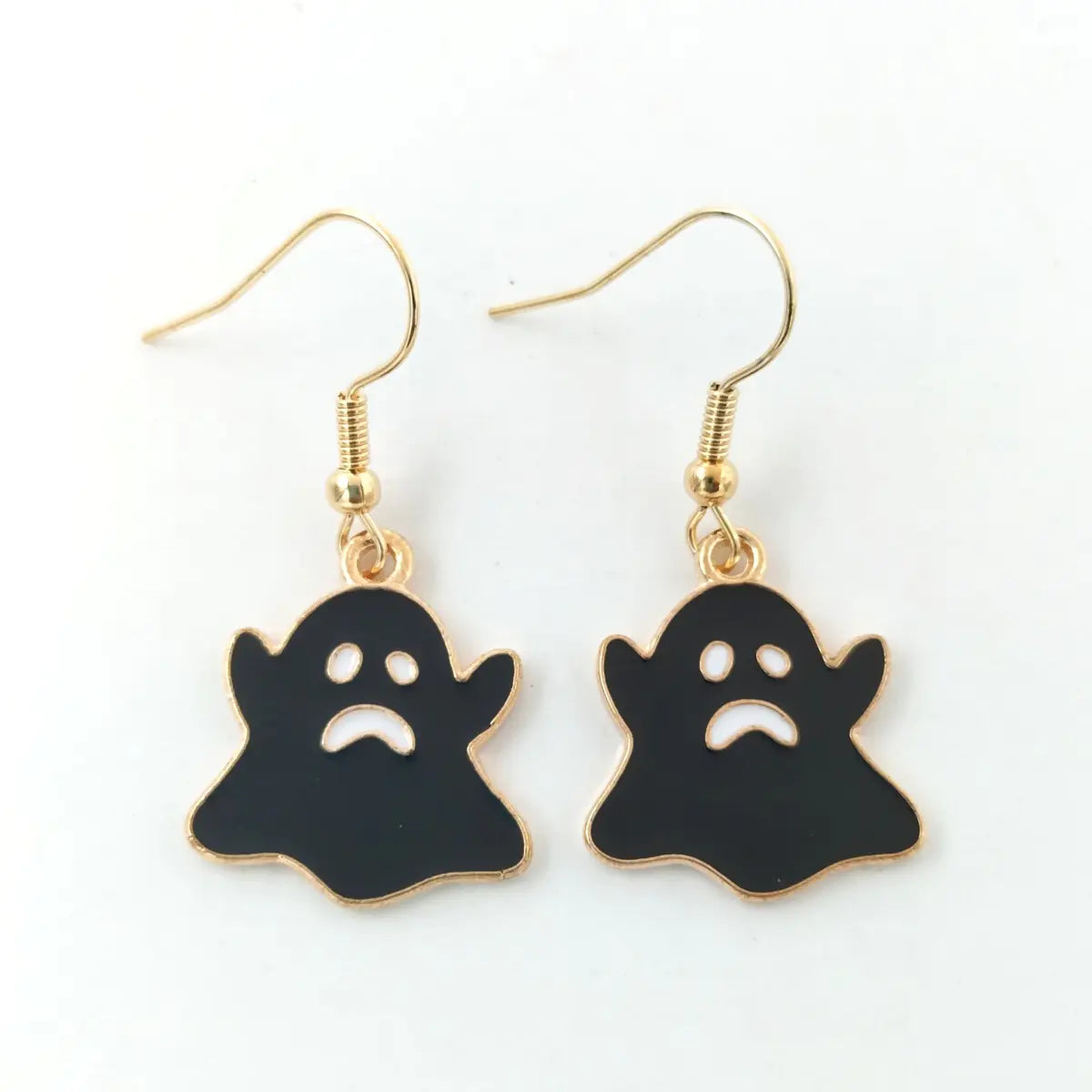 Halloween Series Ghost Earrings - Unique Alloy Studs
