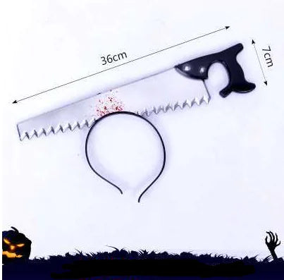 Halloween Cosplay Toy Headbands with Realistic Props