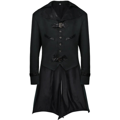 Halloween Dovetail Punk Gothic Style Coat