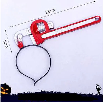 Halloween Cosplay Toy Headbands with Realistic Props